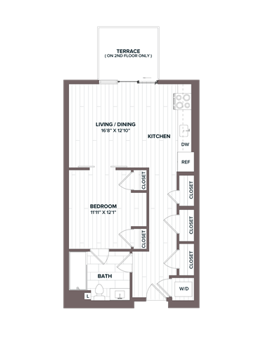 floorplan image of apartment 512